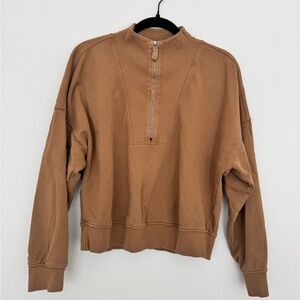 Velvet women’s quarter zip sweatshirt - M